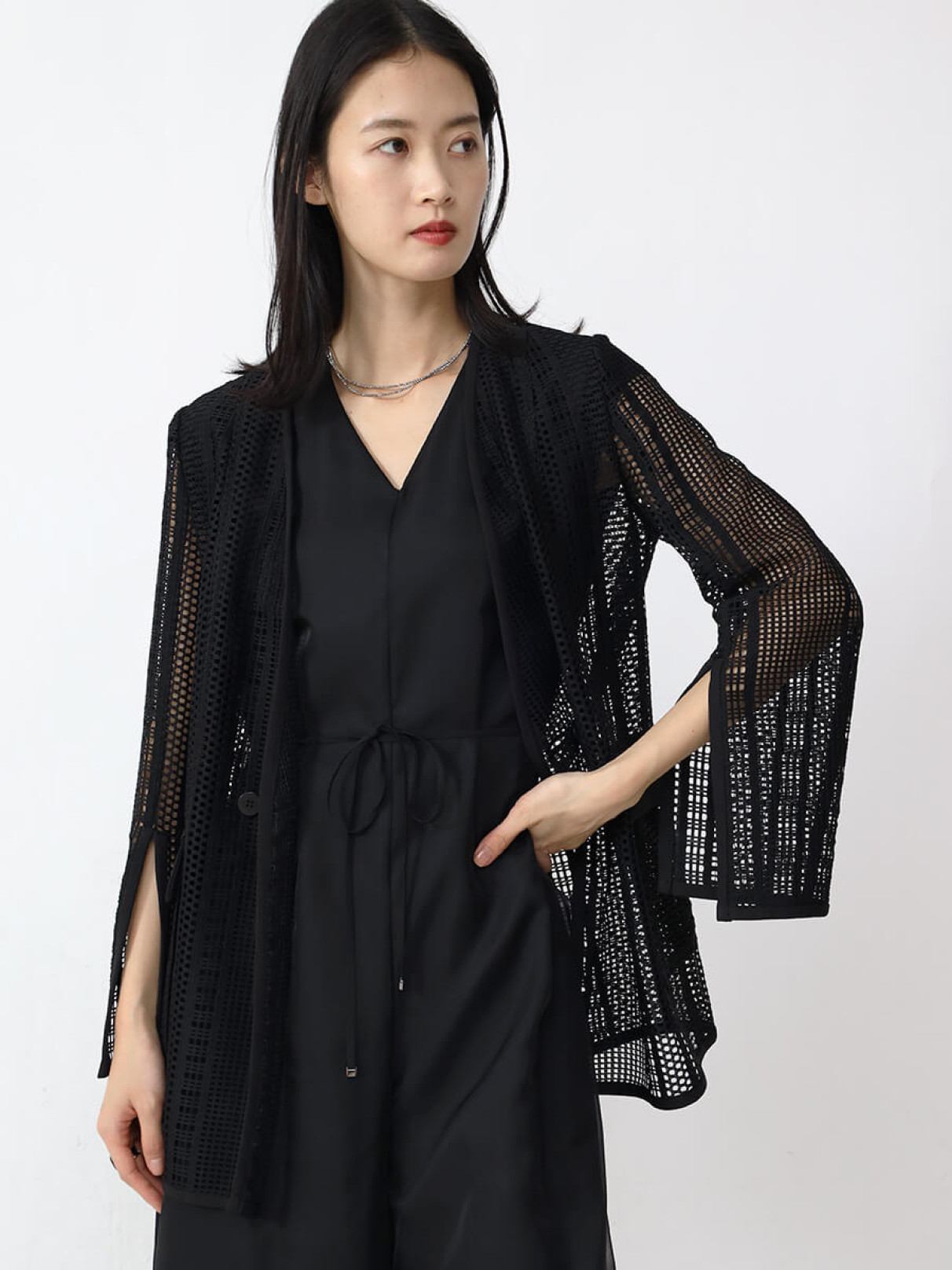 SCOT CLUB - 【新品】　resil  レジル　ノーカラージャケット　ブルゾン resilのノーカラージャケットの商品一覧｜ファッション通販の