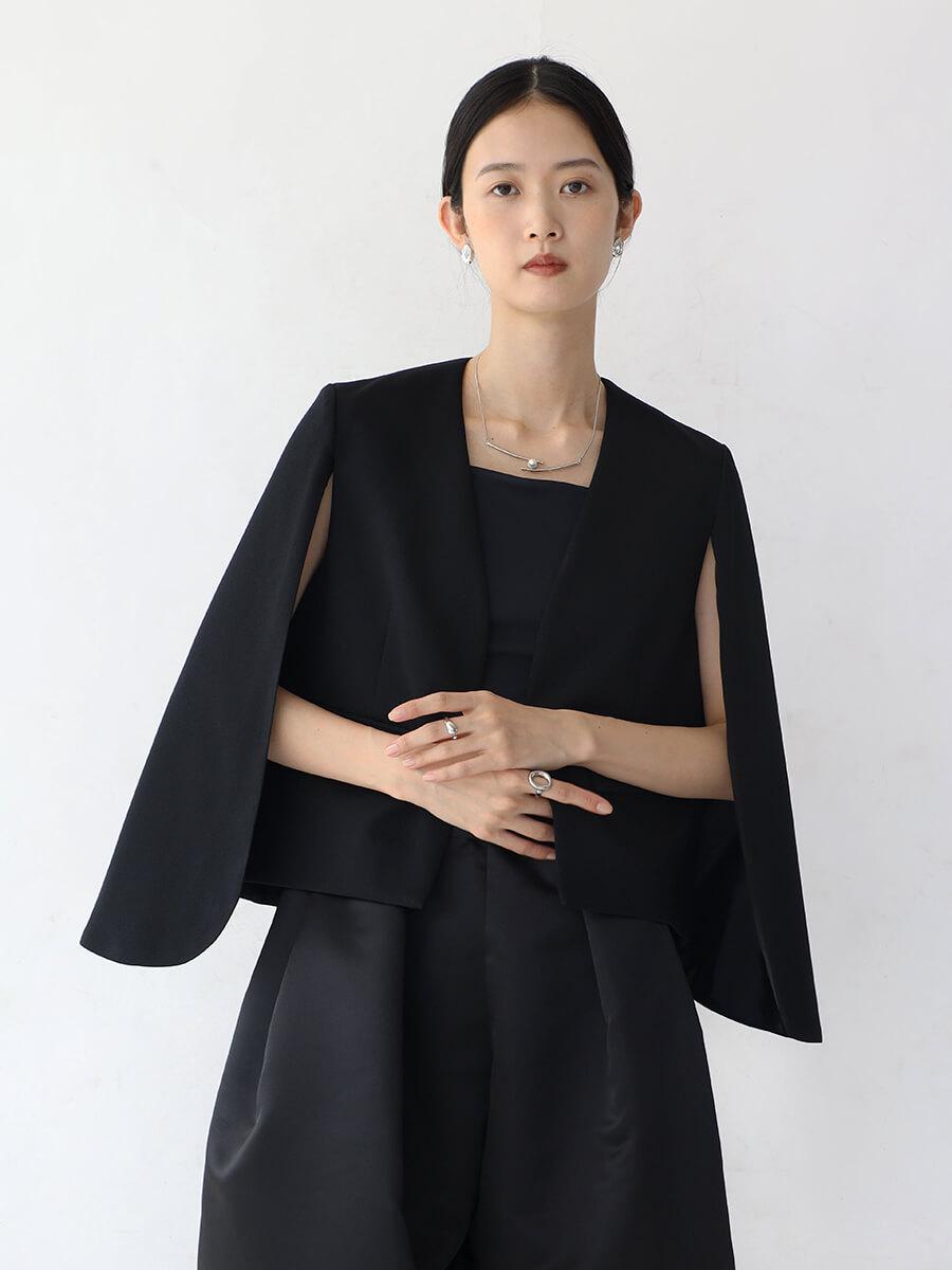 ♥️新品♥️【定価15000円】resil ノーカラー ジャケット 黒 resilのノーカラージャケットの商品一覧｜ファッション通販のYAMADAYA