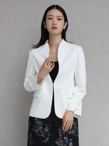 Arobe×resilxノーカラージャケット