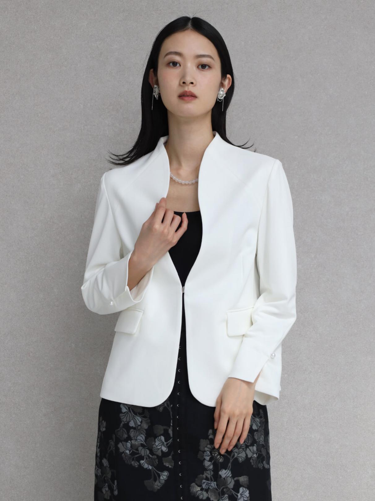 新品agaジャケット Agaのノーカラージャケットの商品一覧｜ファッション通販のYAMADAYA STORE