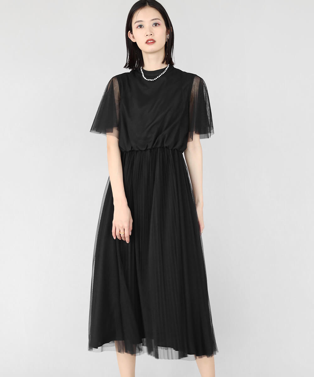 チュールプリーツドレス YAMADAYA STORE チュールプリーツドレス YAMADAYA STORE