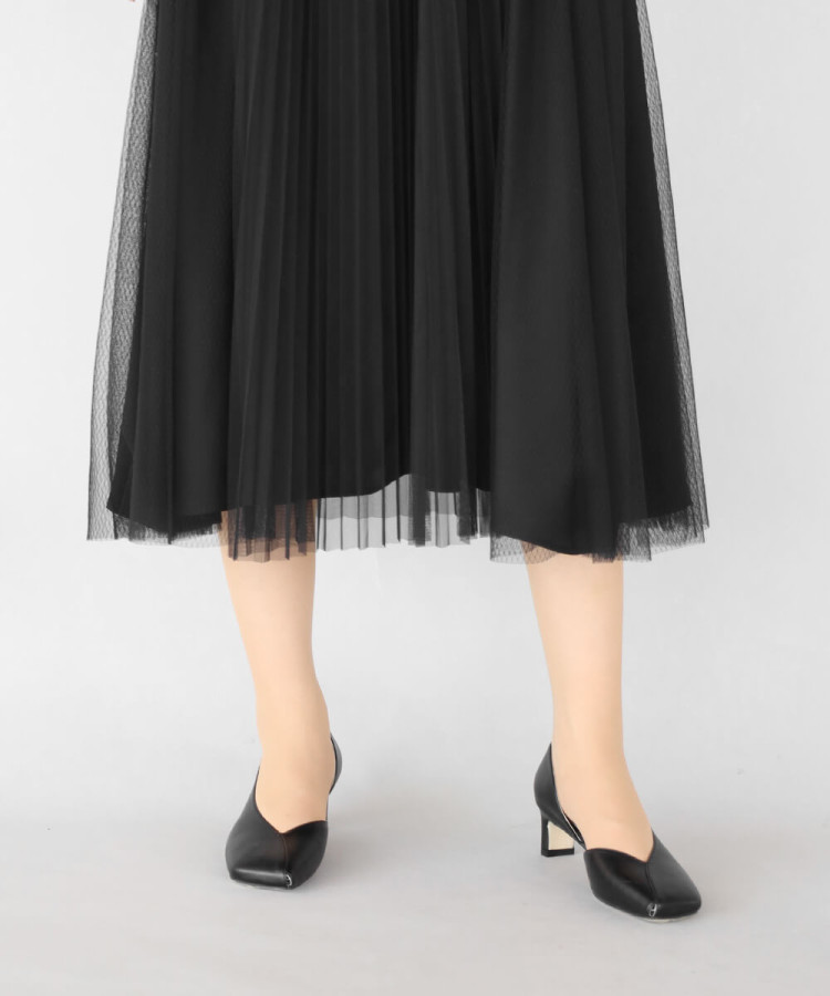 YAMADAYA resil 結婚お呼ばれドレス　チュールプリーツドレス チュールプリーツドレス - resil - Aga｜YAMADAYA STORE