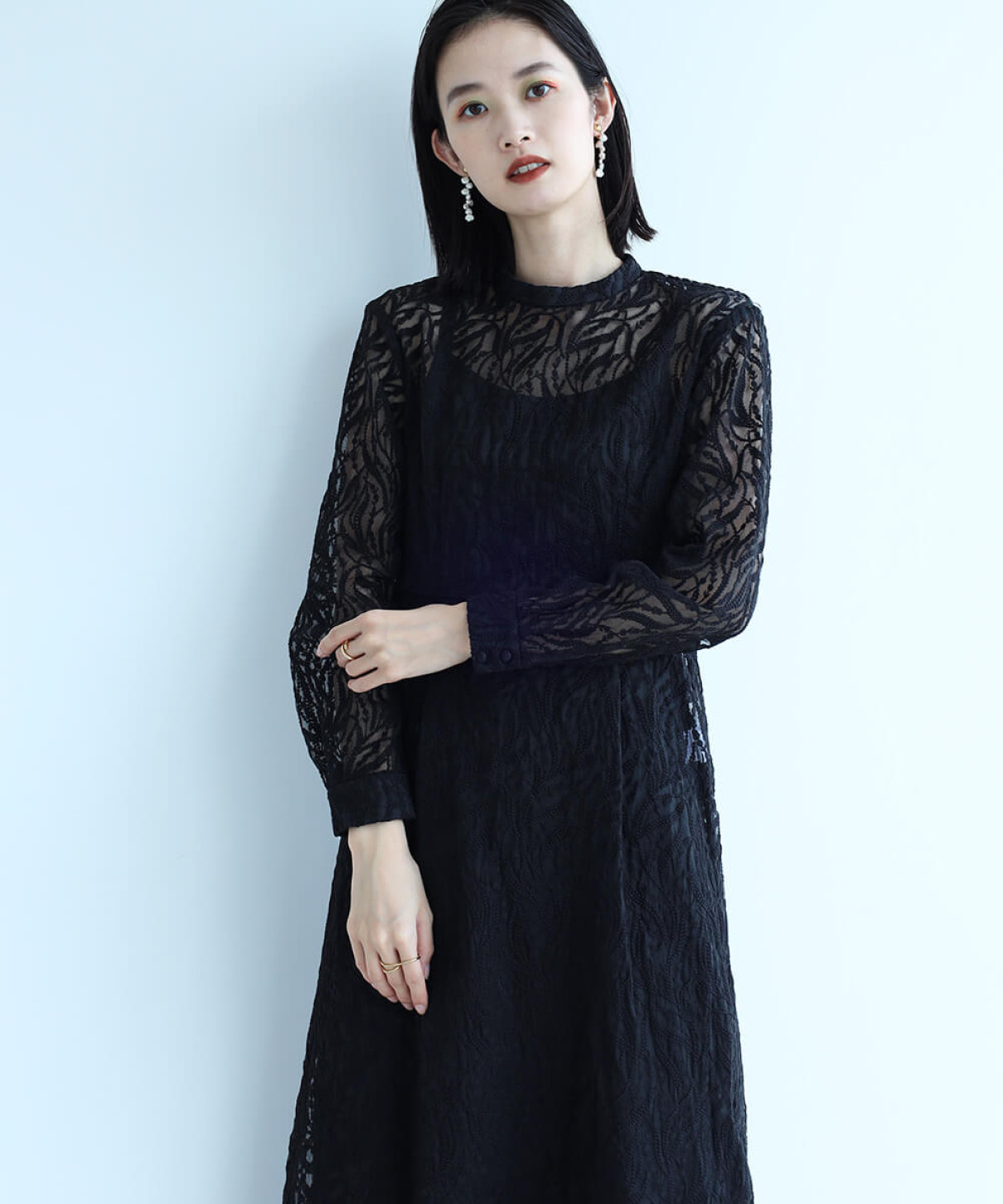 刺繍フレアワンピース - resil - Aga｜YAMADAYA STORE