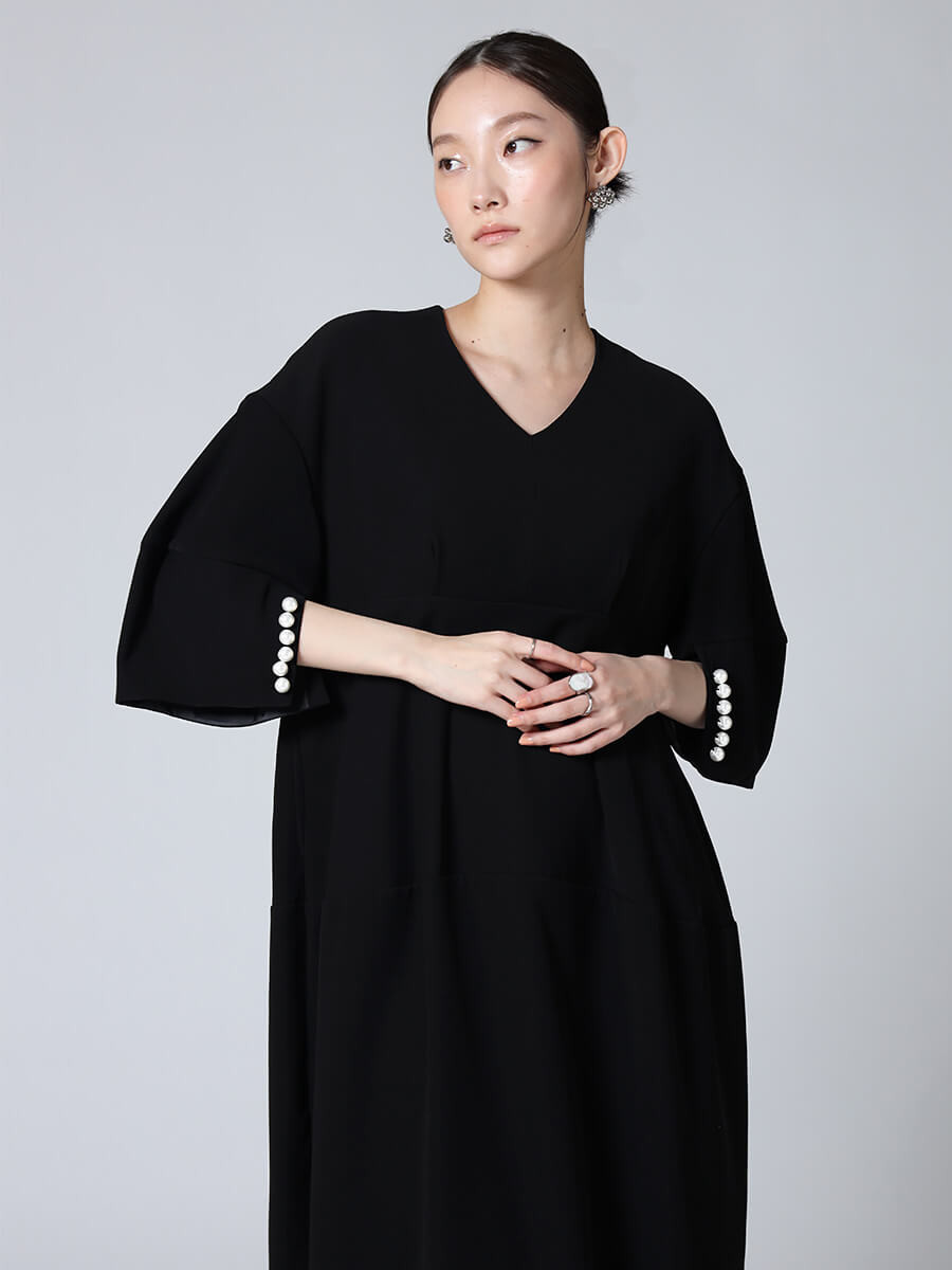 パールスリーブワンピース YAMADAYA STORE パールスリーブワンピース YAMADAYA STORE