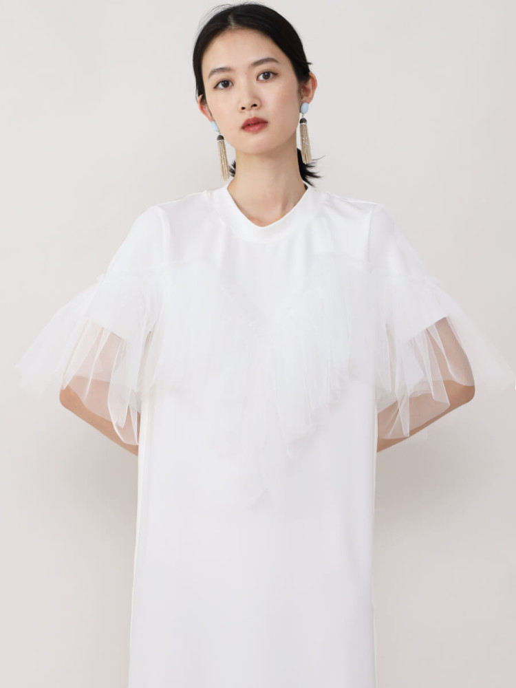 Adonisis × resil チュールビスチェカットワンピース - resil - Aga  