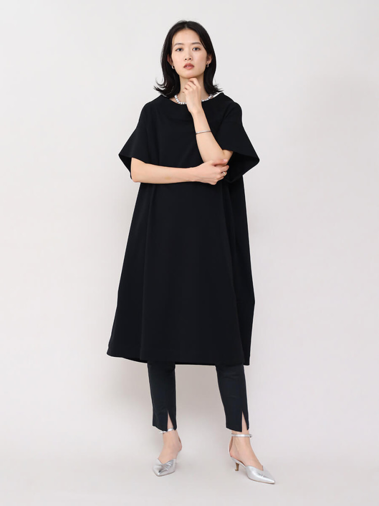 コクーンシルエットミディワンピース - resil - Aga｜YAMADAYA STORE 