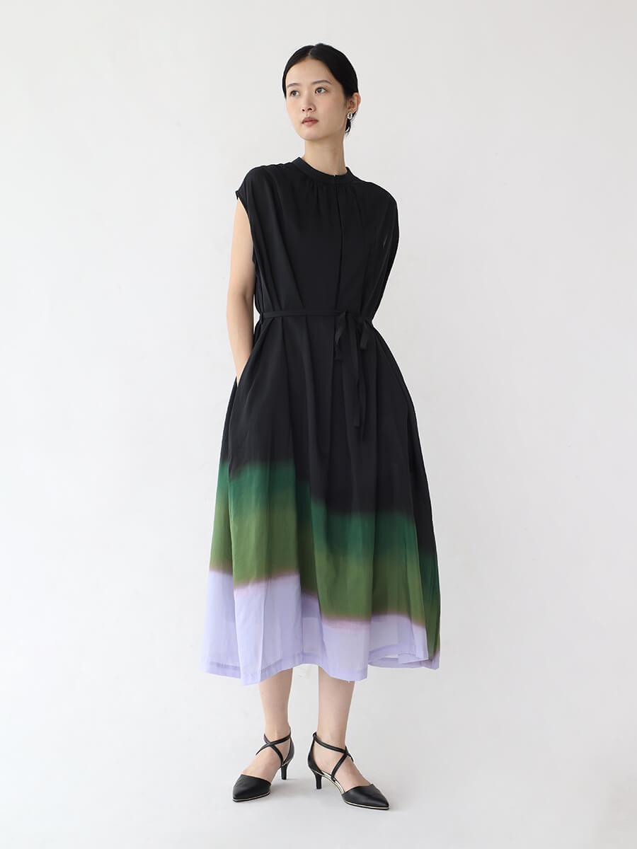 オンブレープリントシャツワンピース YAMADAYA STORE オンブレープリントシャツワンピース YAMADAYA STORE
