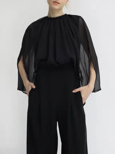 さあちゃん　ヤマダヤ　resil パンツワンピース　オールインワン　　黒 resilのオールインワン/サロペットの商品一覧｜ファッション通販