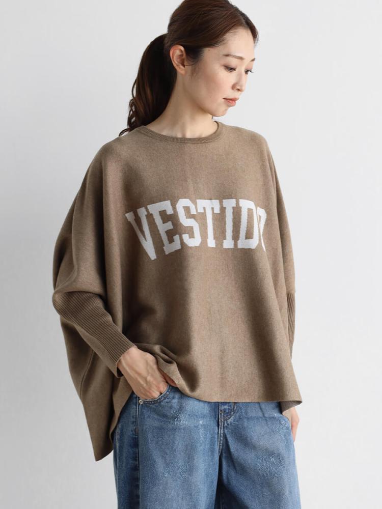 ロゴワイドドルマンニット - MEDOC original - CLOVE｜YAMADAYA STORE