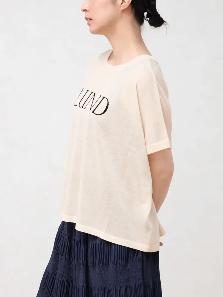 ヤマダヤ　CLOVE 「MIDLAND」ロゴニット ニットTシャツ ヤマダヤ CLOVE 「MIDLAND」ロゴニット ニットTシャツ