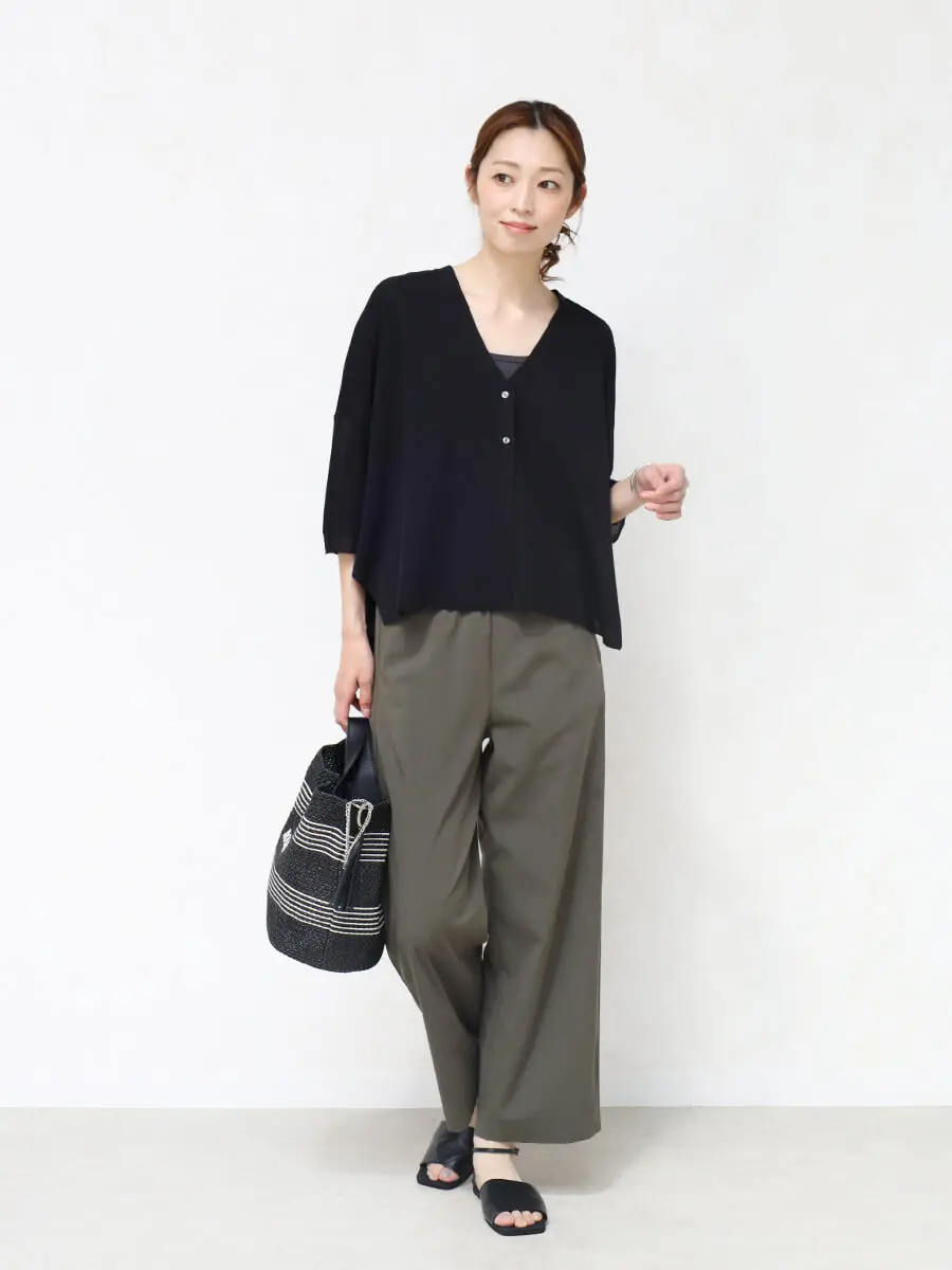 Vネックサマーニットカーディガン - MEDOC original - CLOVE｜YAMADAYA