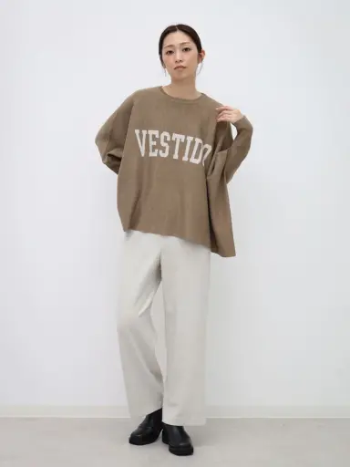 ロゴワイドドルマンニット - MEDOC original - CLOVE｜YAMADAYA STORE