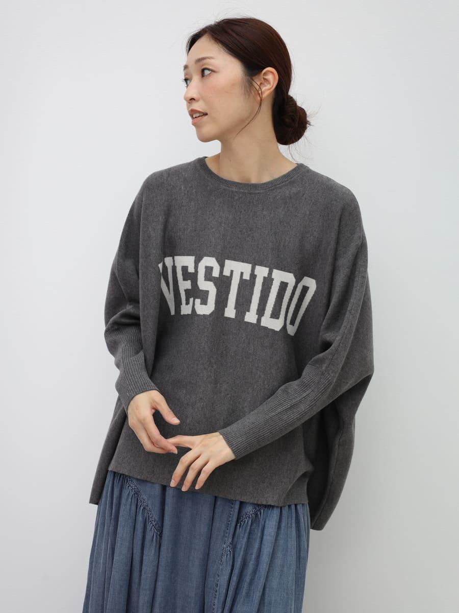 ロゴワイドドルマンニット - MEDOC original - CLOVE｜YAMADAYA STORE