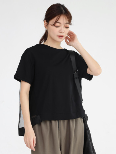 新品　ヤマダヤ　メドック　チュールTシャツ　ブラック バックチュールTシャツ - MEDOC original - CLOVE｜YAMADAYA STORE