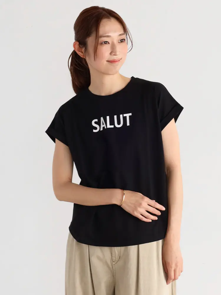 ベイクルーズ　SpickandSpan フレンチスリーブTシャツ 新品未使用 ベイクルーズ SpickandSpan フレンチスリーブTシャツ 新品未使用