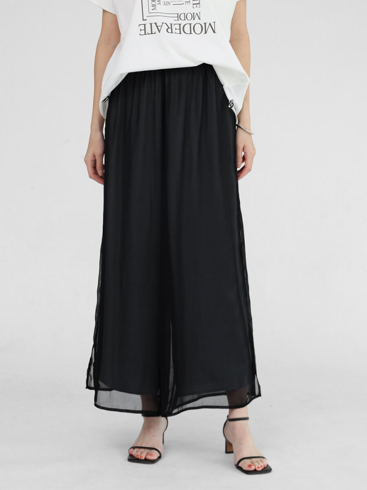シアーワイドパンツ - MEDOC original - CLOVE｜YAMADAYA STORE