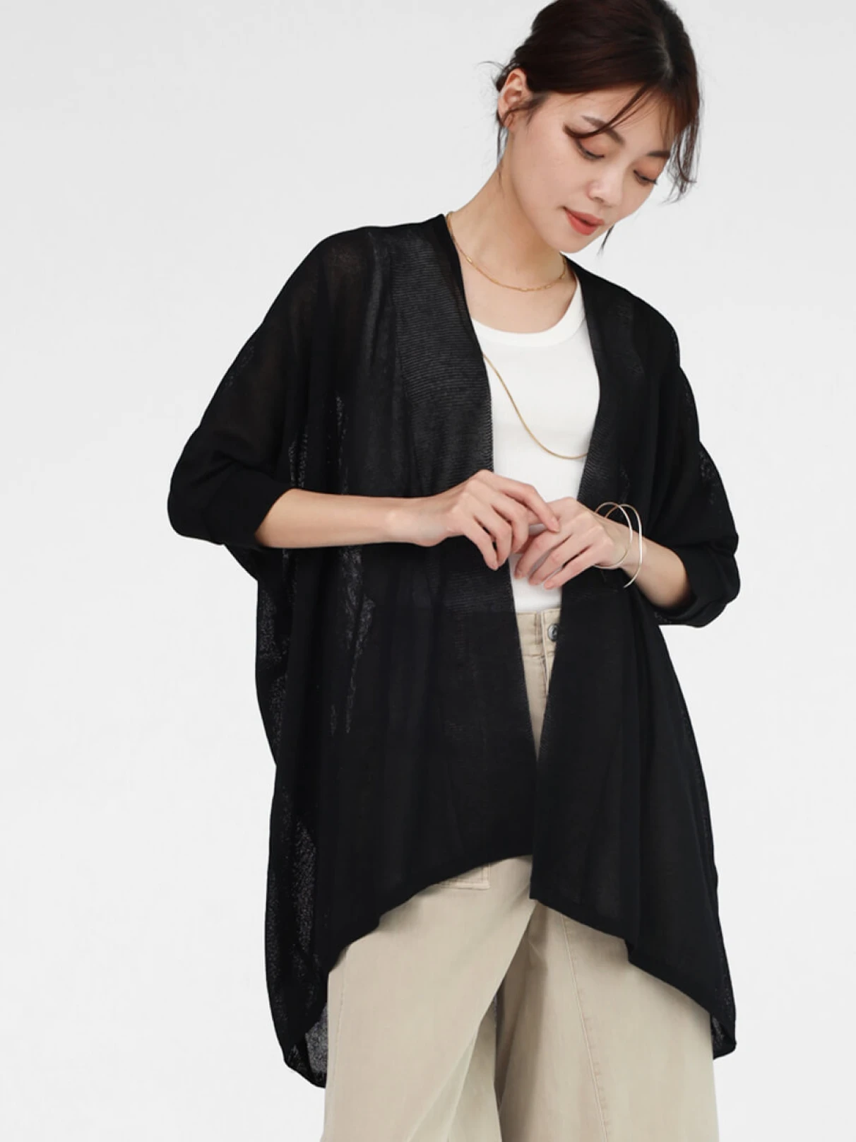 CLOVE カーディガン　YAMADAYA シアーロングカーディガン - MEDOC original - CLOVE｜YAMADAYA