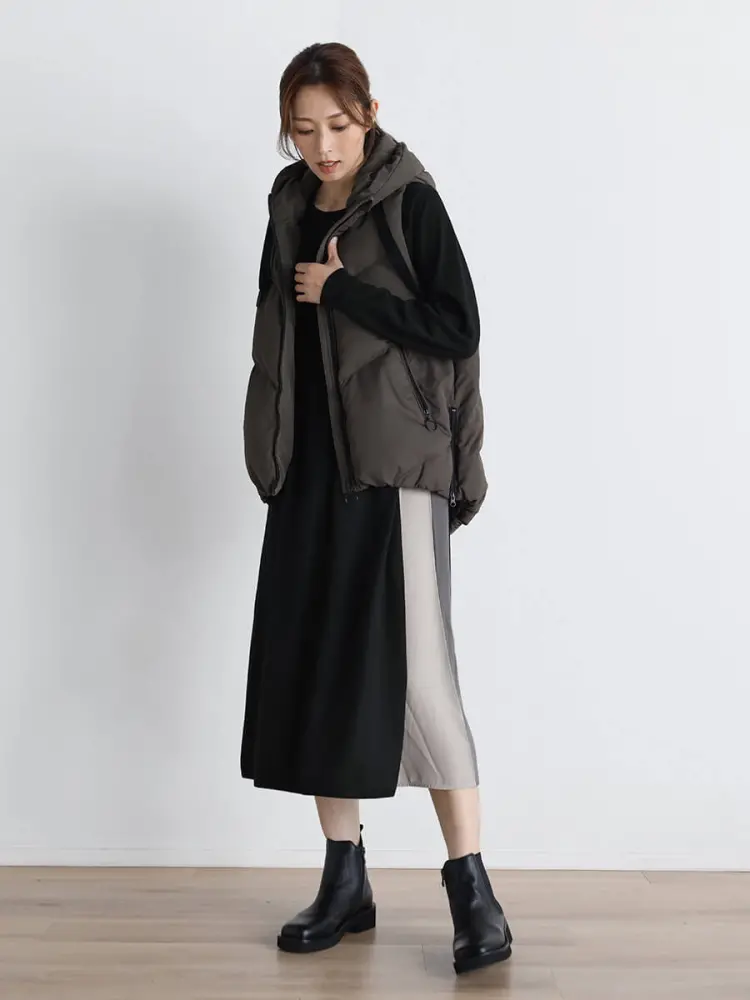 配色ラインニットワンピース - MEDOC original - CLOVE｜YAMADAYA STORE