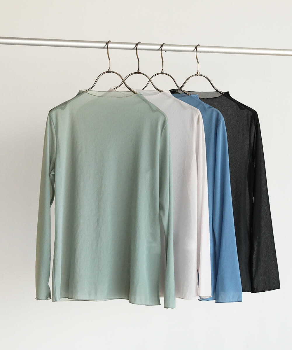ボートネックシアーカットソー YAMADAYA STORE ボートネックシアーカットソー YAMADAYA STORE