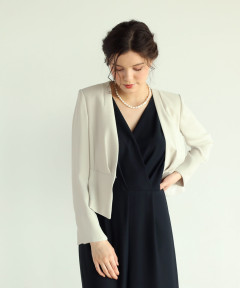 ペプラムショートジャケット - Rire Fete - petirobe｜YAMADAYA STORE 