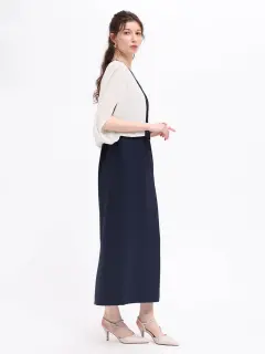 新品タグ付きRire Fete バイカラーレイヤードパンツスーツ ヤマダヤ Rire Feteのスーツの商品一覧｜ファッション通販のYAMADAYA STORE