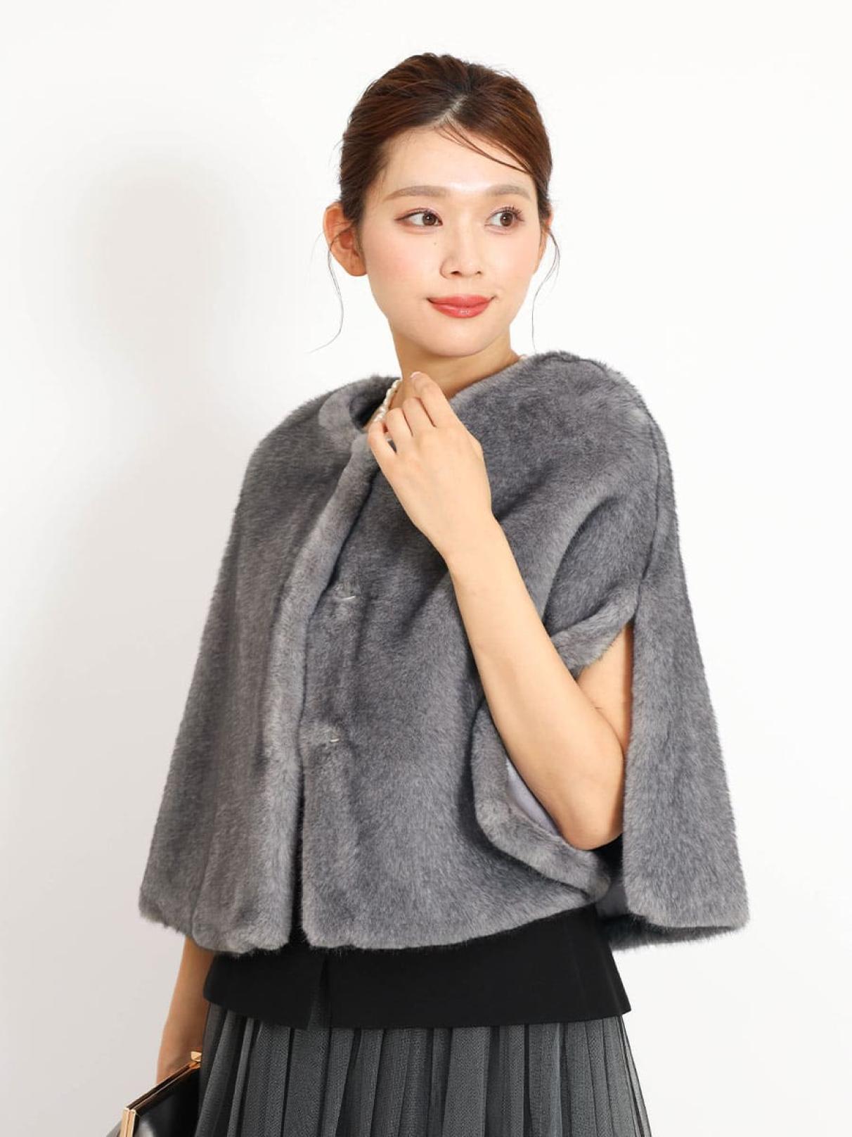 フェイクミンクケープ - Rire Fete - petirobe｜YAMADAYA STORE