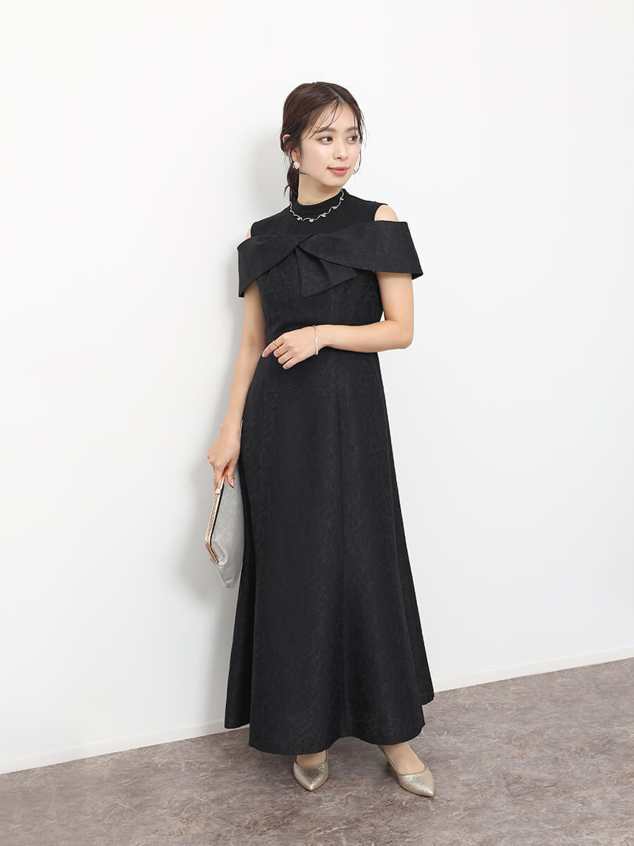 クラシックジャガードワンピース - Rire Fete - petirobe｜YAMADAYA STORE