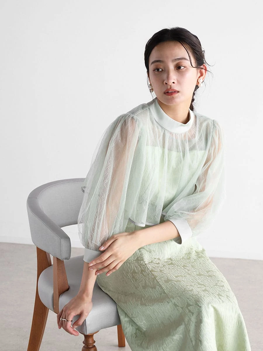 ヤマダヤ Rire Fete ジャガード ドレス ワンピース リルフェテ 新品 064111487_71.webp