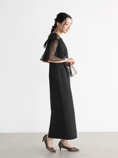 極美品❤︎リルフェテ フラワージャガード ドレス ワンピース 花柄 楽天市場】【60％OFFクーポン対象】フラワージャガードフリル
