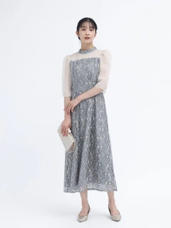 【専用】YAMADAYA ★Rire Fete レース切替ドレス９号✨超美品 064111562_16_s.webp