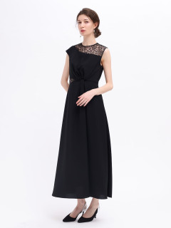 チュール刺繍デザインドレス - Rire Fete - petirobe｜YAMADAYA STORE