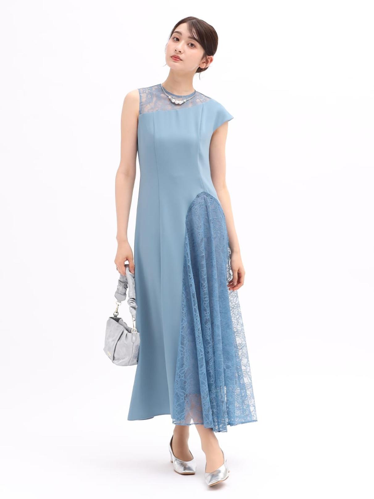 【SaturdayClub】リボンヘムスリットノースリーブシフトドレス Dresses – SaturdayClub International