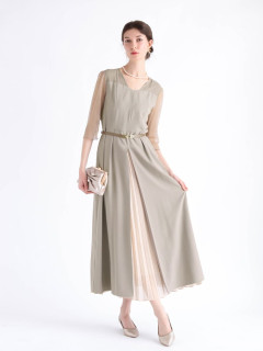 ベージュ　171cm