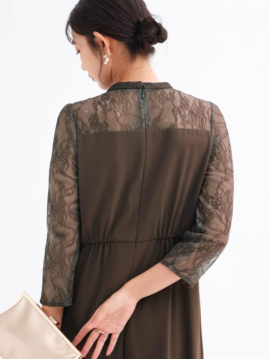 パンツレイヤードスリットドレス - Rire Fete - petirobe｜YAMADAYA STORE