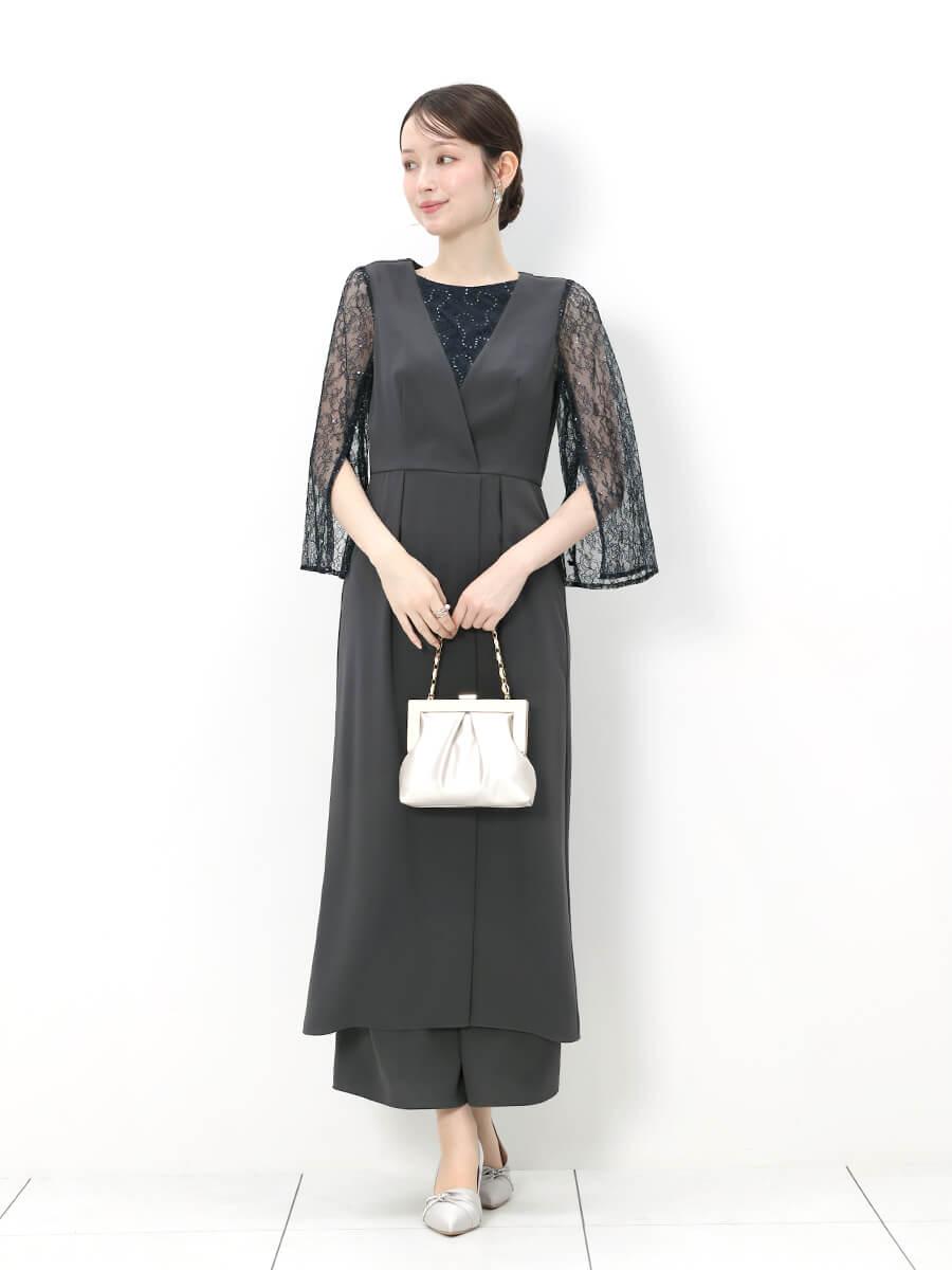 定価24800円 新品 RireFete ロングドレス M プリーツ ヤマダヤ Rire Feteのスーツ/セットアップの商品一覧｜ファッション通販の