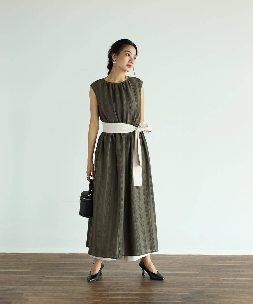 レースレイヤードオールインワン(khaki) YAMADAYA STORE レースレイヤードオールインワン(khaki) YAMADAYA STORE