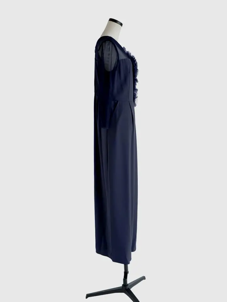 YAMADAYA✳︎ 新品未使用✳︎RireFeteオールインワン　パンツドレス ベルスリーブレースオールインワン - Rire Fete - petirobe