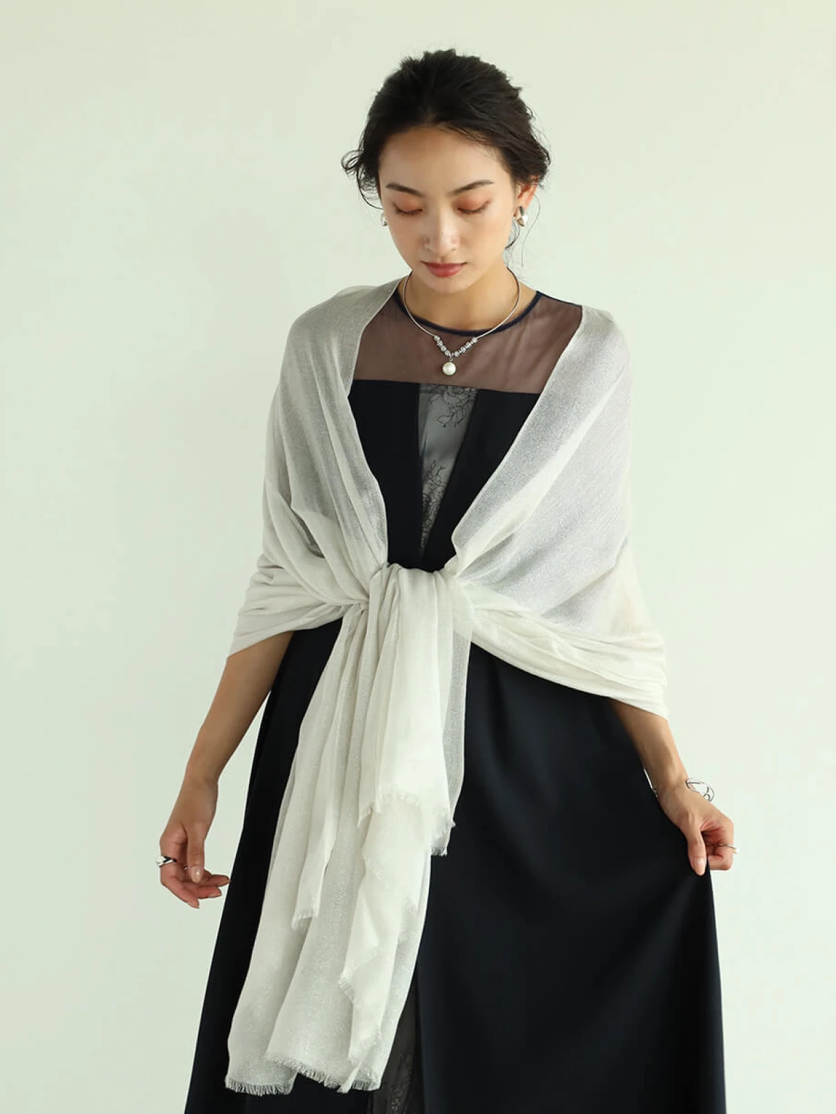 バレエショール オーダーページ シアーラメレースショール - PECHINCHAR - petirobe|YAMADAYA STORE