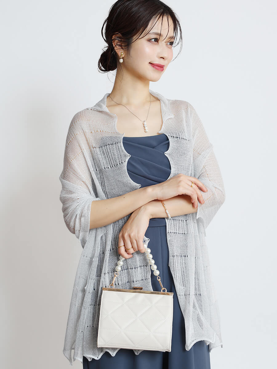スカラップレースストール YAMADAYA STORE スカラップレースストール YAMADAYA STORE