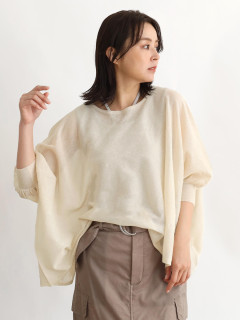 ニット セーター 「吸湿性」「通気性」「抗菌性」シアーニットクルーネックプルオーバー レディース select MOCA ニット セーター 「サイズ展開あり」クルーネック