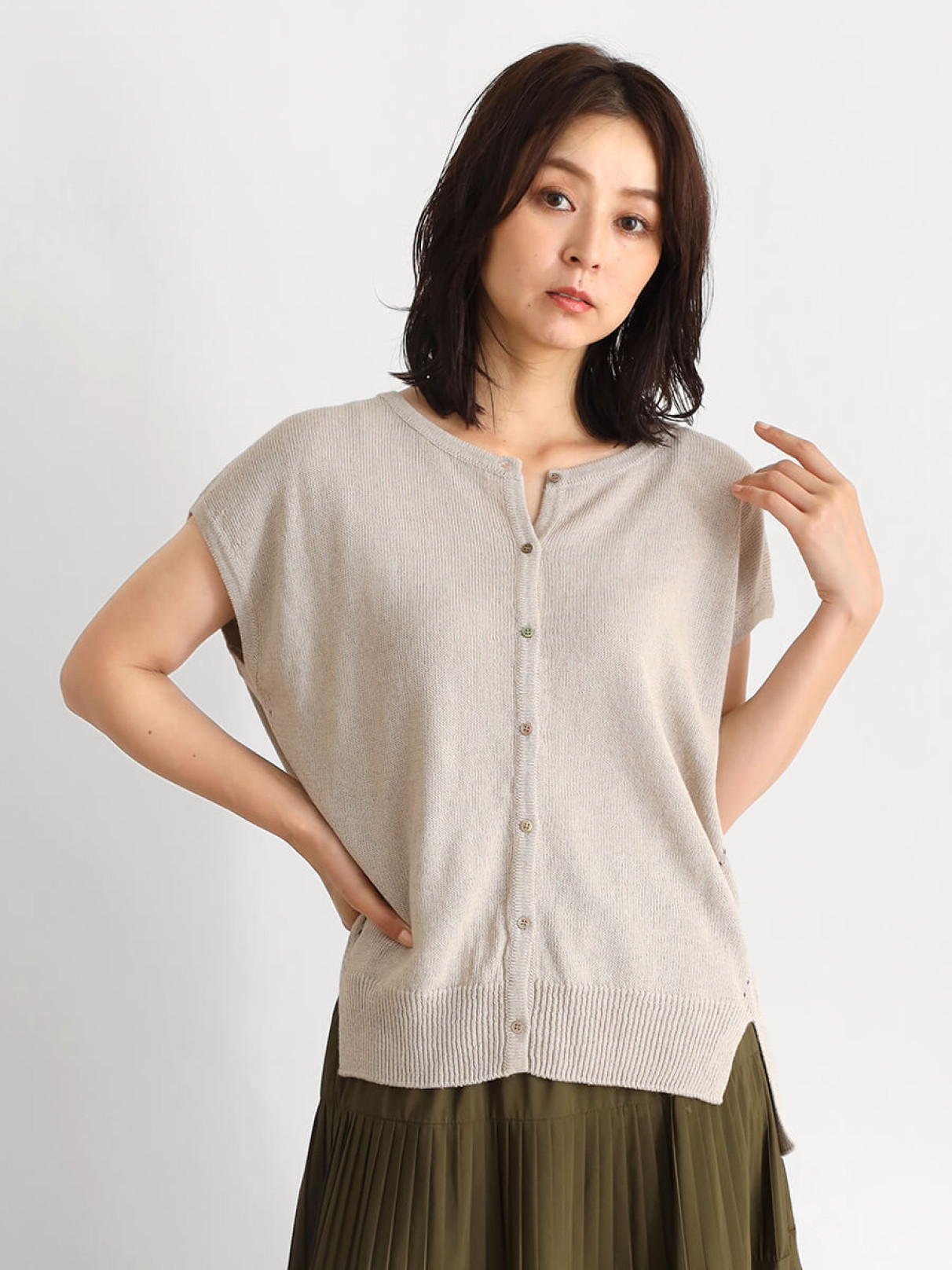 フレンチスリーブカーディガン - CLOVE - CLOVE｜YAMADAYA STORE