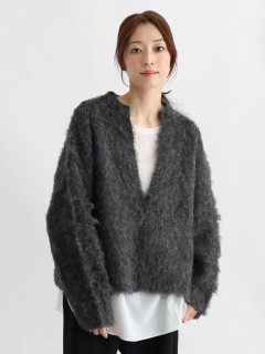 Vネックシャギーボリュームニット - CLOVE - CLOVE｜YAMADAYA STORE