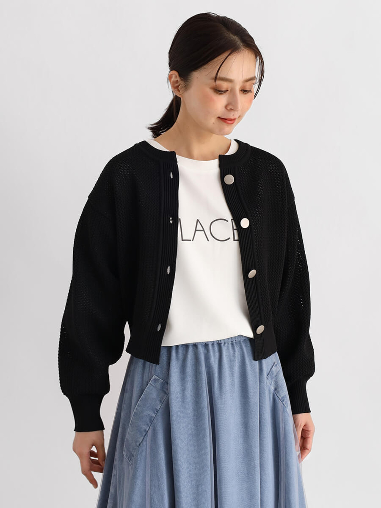 クルーネックショートカーディガン - CLOVE - CLOVE｜YAMADAYA STORE