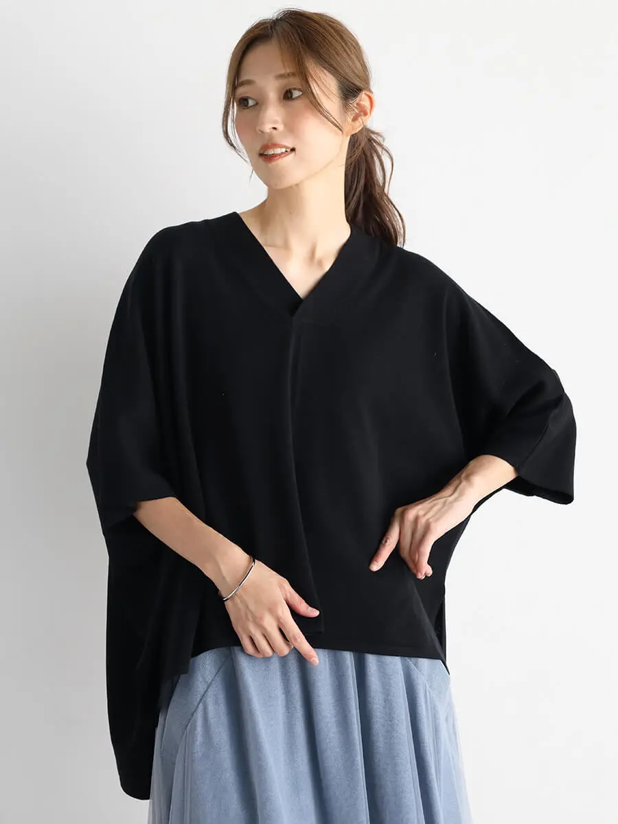 【新品未使用】CLOVE Vネック ニット セーター バナナスリーブ ヤマダヤ 新品 clove バナナスリーブVネックショートニット 福袋 ヤマダヤ
