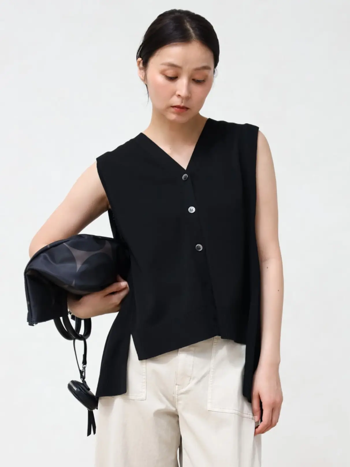 【新品未使用】CLOVE ショートニットベスト サイドスリットニットベスト - CLOVE - CLOVE｜YAMADAYA STORE