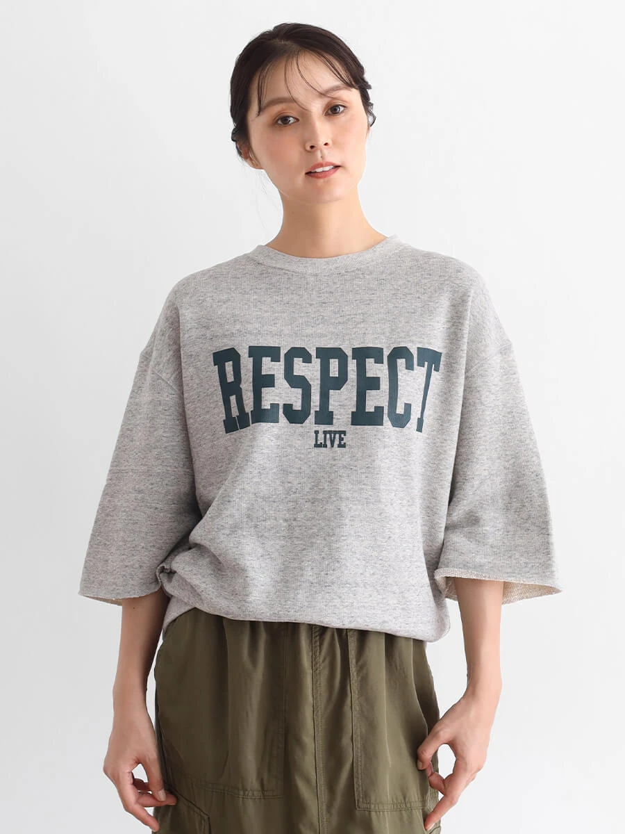 新品未使用　relumeラグランハーフスリーブスウェット　別注 JOURNAL STANDARD relume｜PEANUTS * SPORTS WEAR by relume
