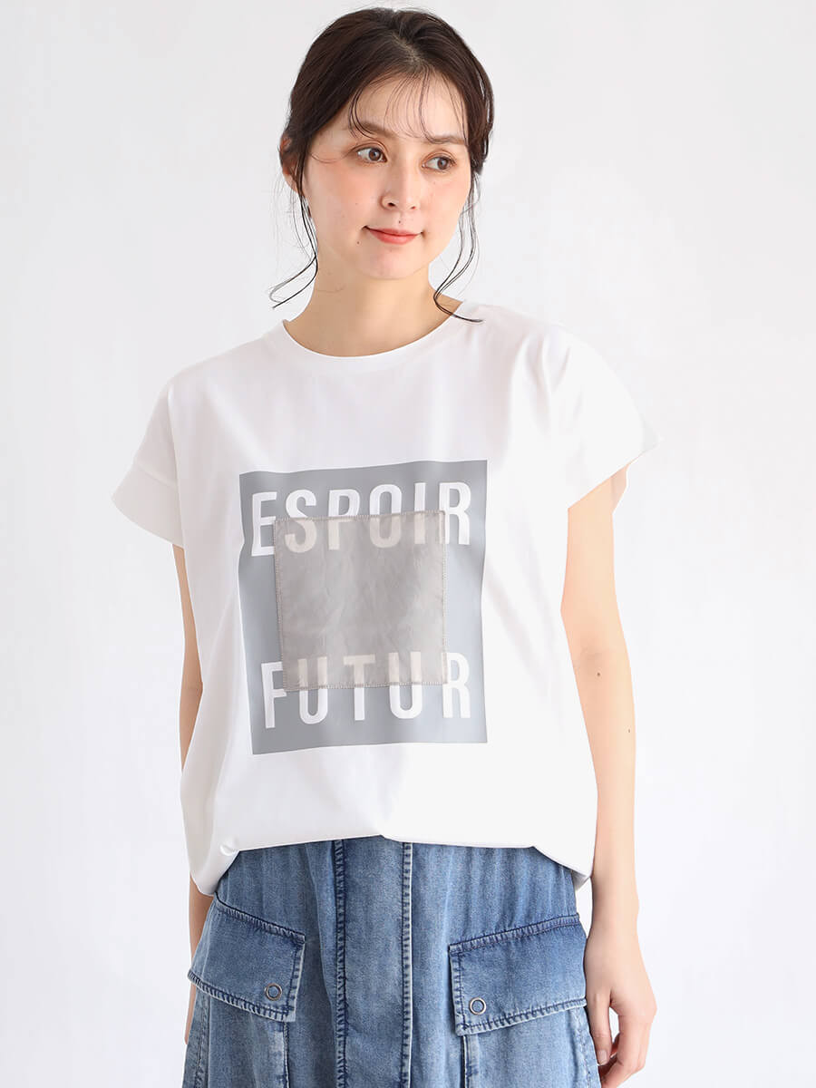 ロゴオーガンジーTシャツ - CLOVE - CLOVE｜YAMADAYA STORE