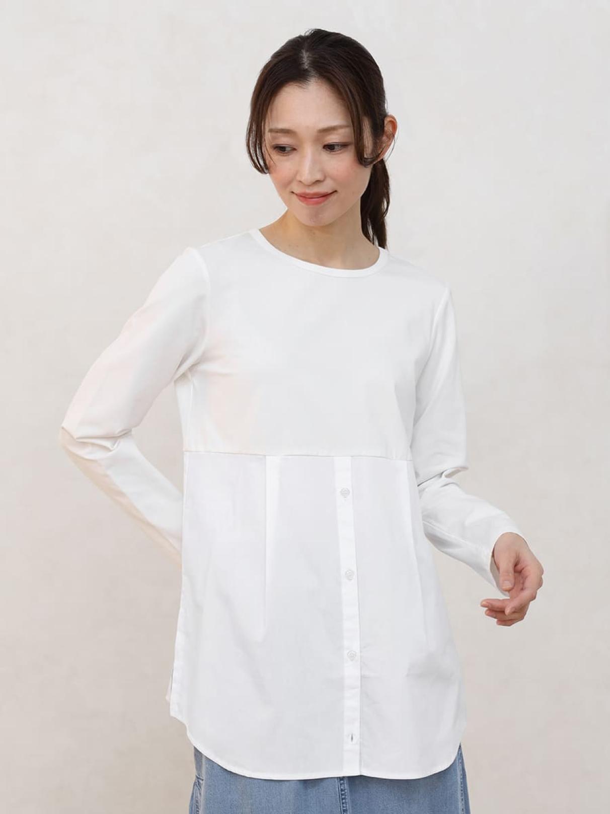 シャツドッキングカットソー - CLOVE - CLOVE｜YAMADAYA STORE