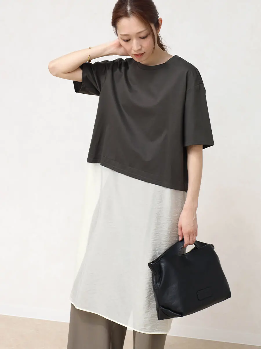 ヤマダヤ　CLOVE フレンチスリーブバルーンブラウス シャツ　半袖　ブルー ヤマダヤ CLOVE フレンチスリーブバルーンブラウス シャツ 半袖 ブルー