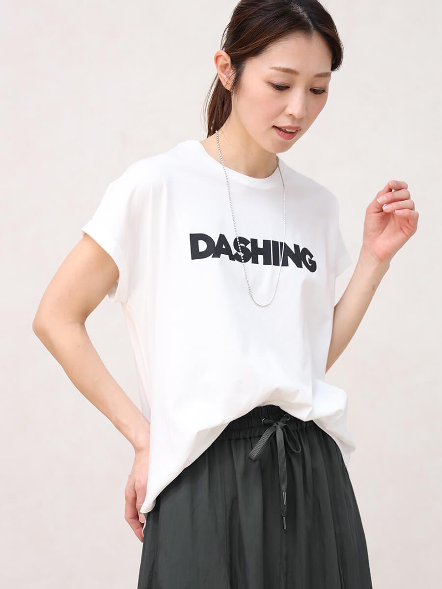 ロールアップコンパクトロゴTシャツ